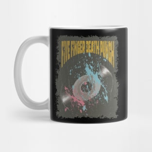 Five Finger Death Punch Vintage Vynil Mug